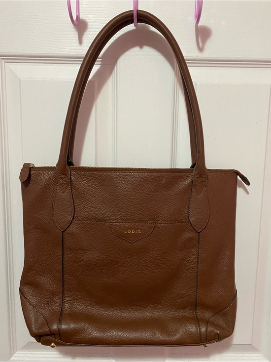 Lodis Handbags - Lodis Large Brown Leather Tote Bag Women’s Tote Bag